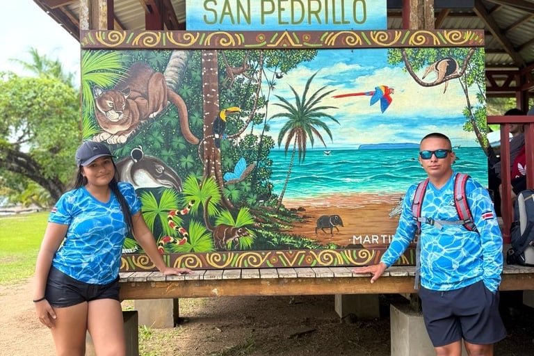 Coral Expeditions Costa Rica family team at San Pedrillo